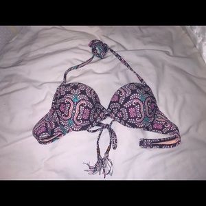 Push-up bathing suit top